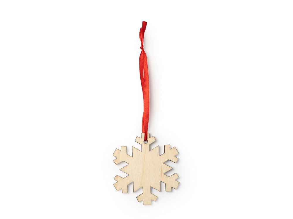 Деревянное новогоднее украшение JINGLE, шар