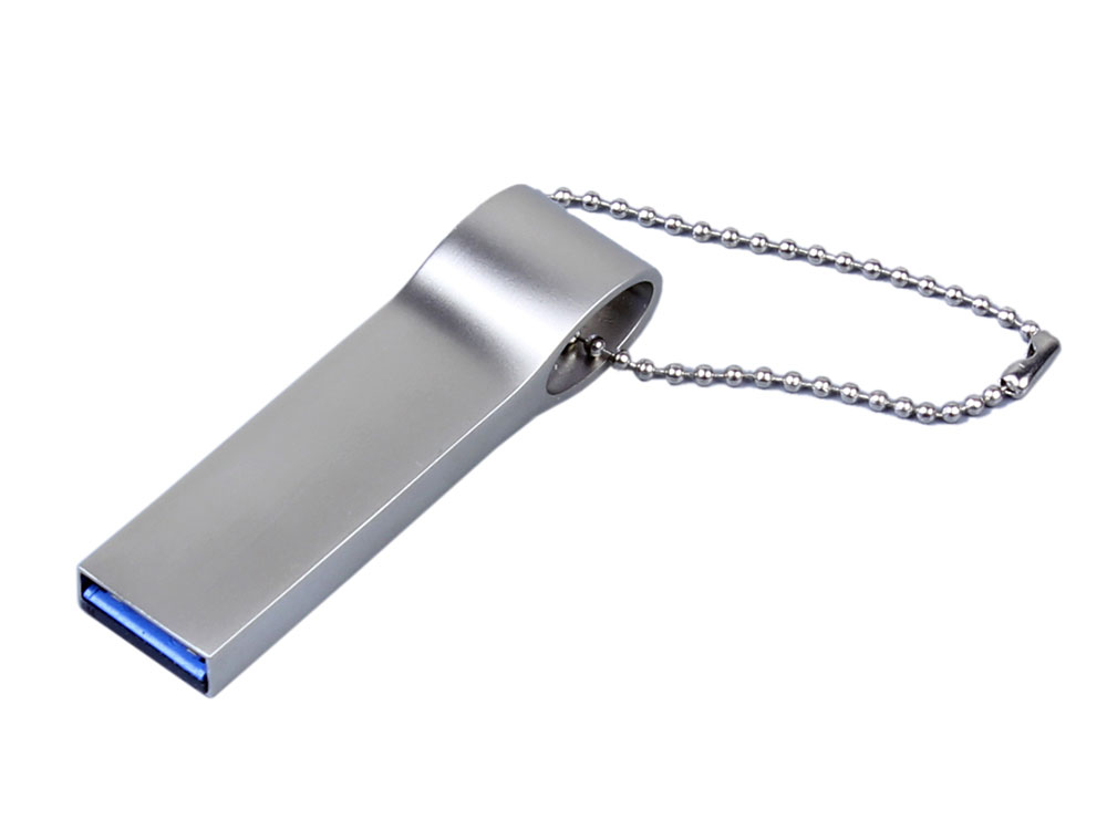 USB 3.0-флешка на 16 Гб с мини чипом и боковым отверстием для цепочки